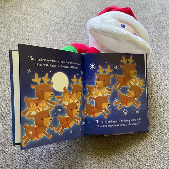 Kohl's Cares The Night Before Christmas Santa Book And Plush Bundle NEW - Picture 4 of 7